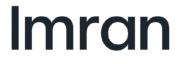 bold typographic name imran